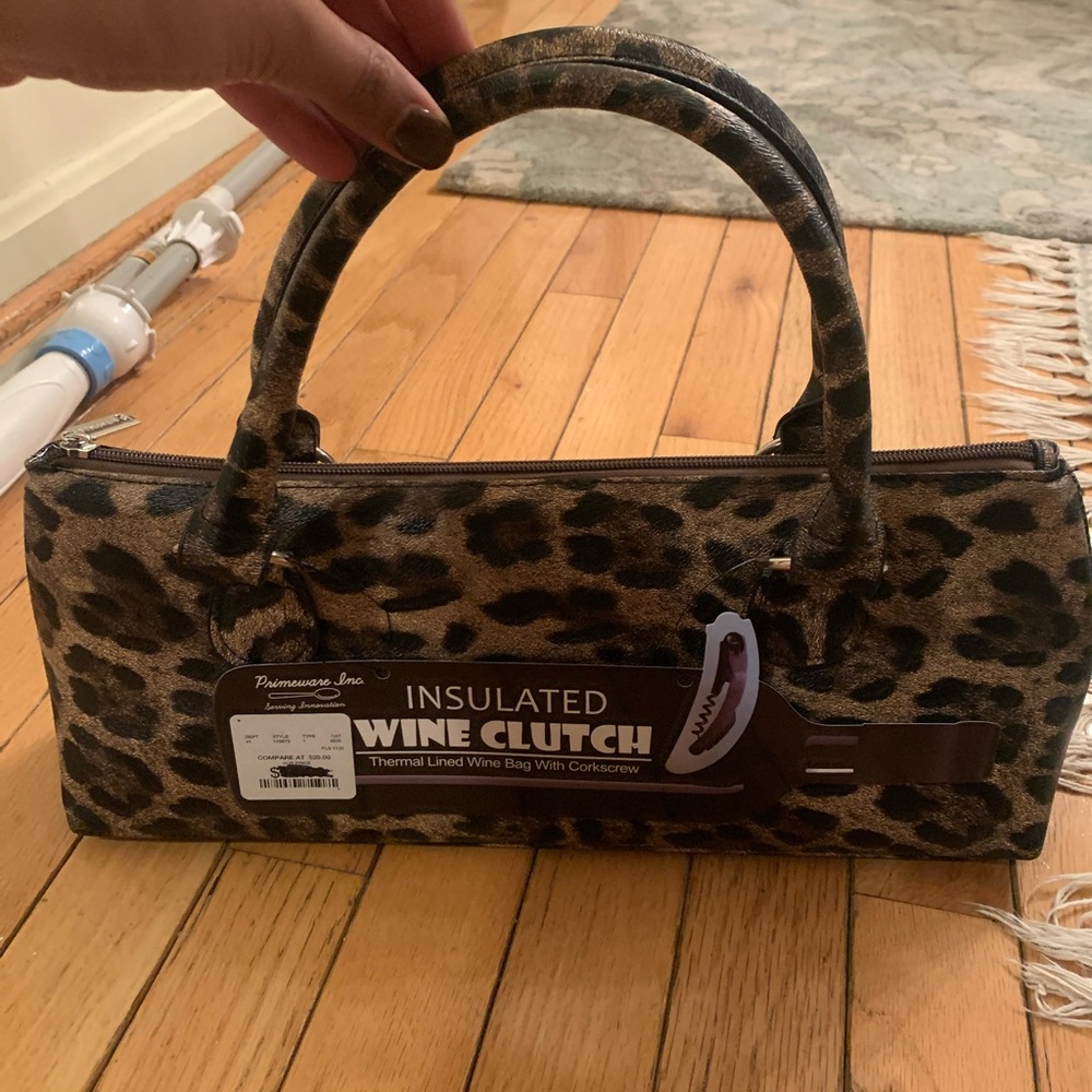 INSULATED WINE CLUTCH W/ CORKSCREW GIFT SET - Picture 4 of 8